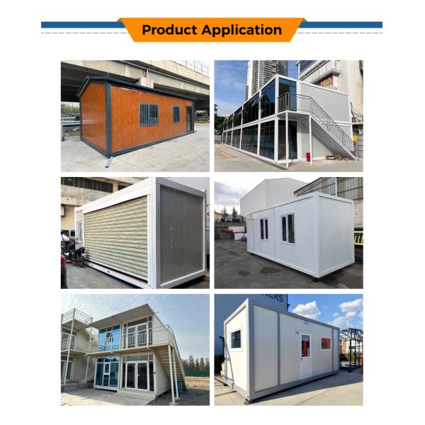 Modern Modular Mobile Living Prefabricated House Sandwich Panel Container Standard Thickness Steel Customized Flat Pack House