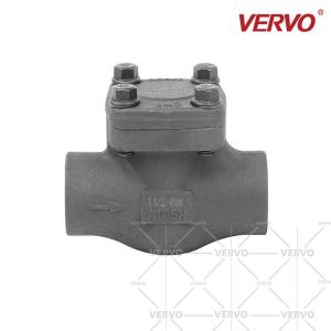 China Ball Check Valve Forged Steel Check Valve Carbon Steel A105N 1 1/2&quot; SW Dn40 800lb Lift Type Check Valve Piston Type wholesale