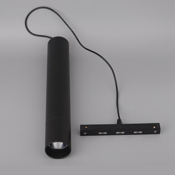 Interior Design Linear LED Track Light Suspension Mount Installation