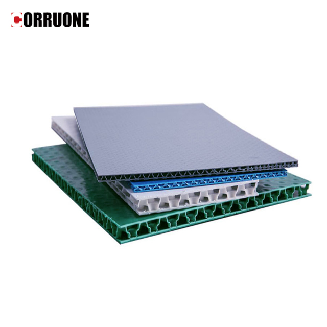 Purple 11mm PP Honeycomb Panel Polypropylene Honeycomb Sheet