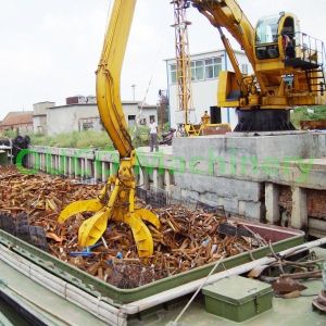 China Garbage Station 10Tm 3.2m Depth Hydraulic Crane Grab Bucket wholesale