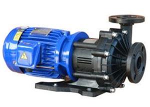 Magnetic Pump For Chemical Filtration Systems Plating Solution PVDF 5HP Inlet / Outlet 2 X 1.5
