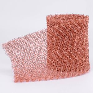China Red copper mesh filter, column mounted, wire mesh filter for distillation wholesale