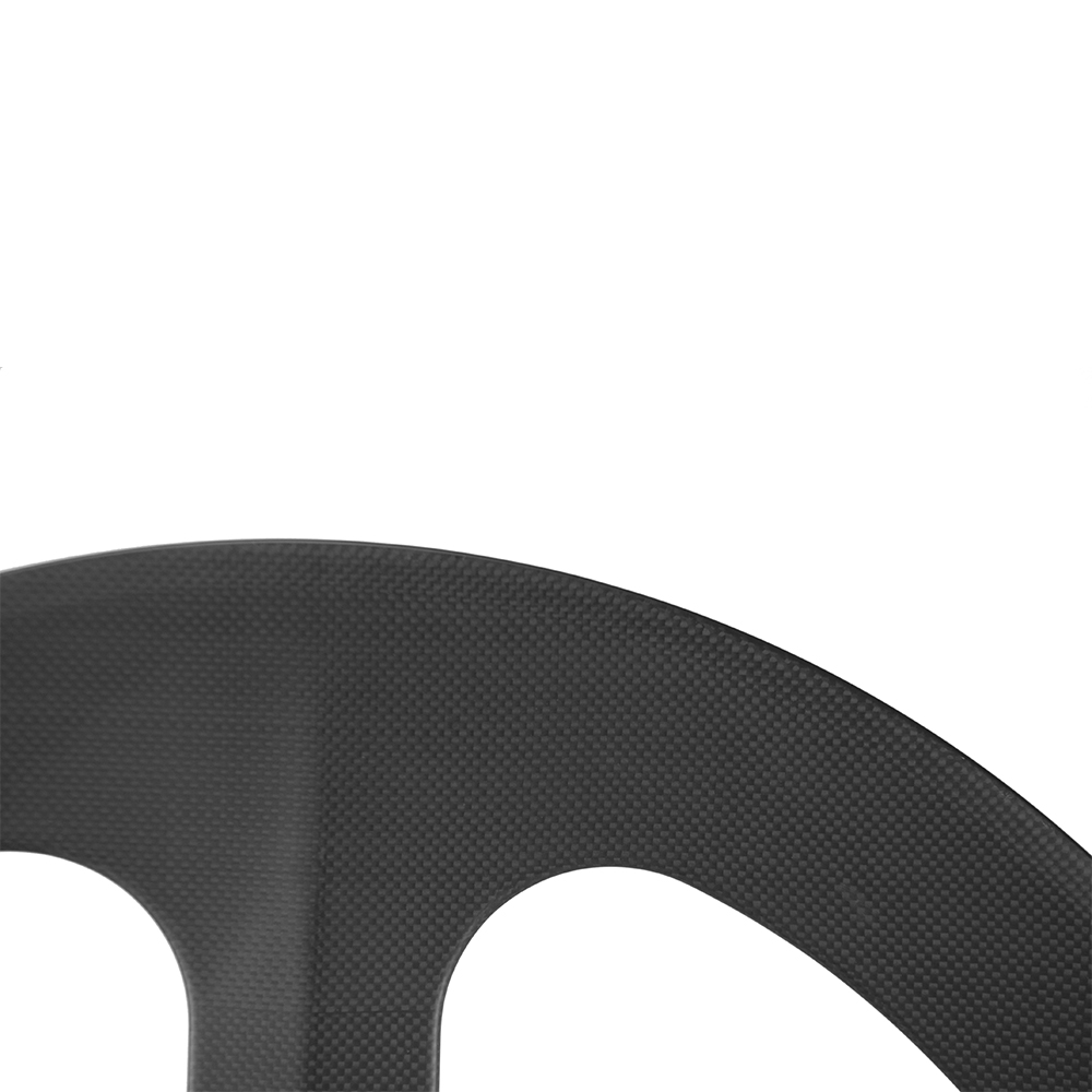 700C V Brake Wheelset 3 Spoke Carbon Bicycle Wheelset 70mm Depth 23mm Width