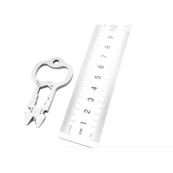 Custom Lightweight 60MM Durable Stainless Steel Multi-purpose EDC Tool Card Metal Bottle Opener