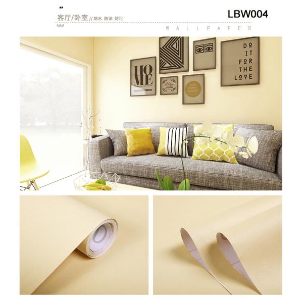 0.16-0.18mm Thickness Modern Pink PVC Vinyl Wallpaper Self-Adhesive Embossed Wall Film for Home Decor Hotel Renovation