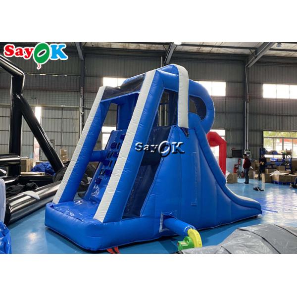 Small Inflatable Slide Wet And Dry Slide Anti Ruptured Logo Printing Outdoor Inflatable Water Slides