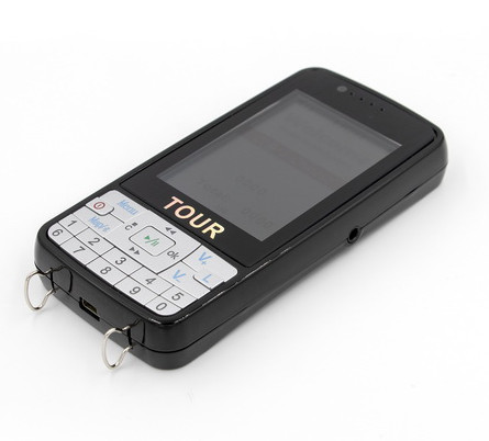 4G memory LCD screen automatic tour guide system wireless audio tour guide system