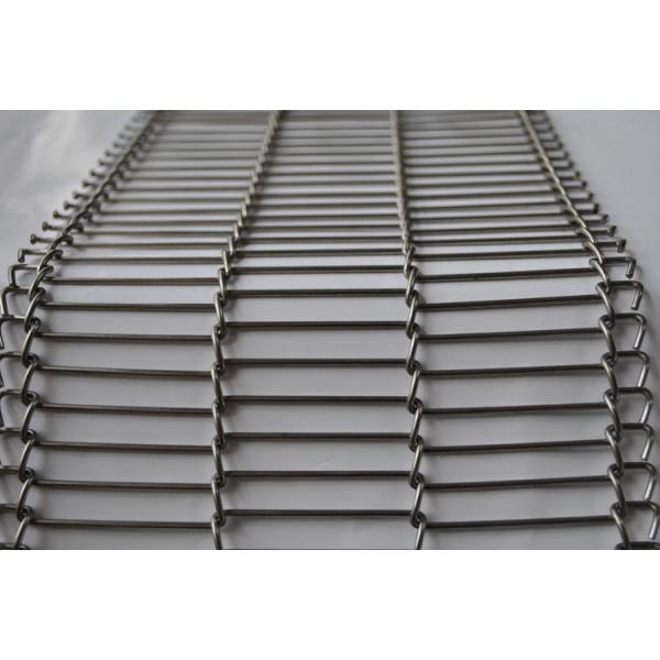 Width 0.5m-2m Wire Mesh Conveyor Belt For Pizza / Chocolate / Food Industry