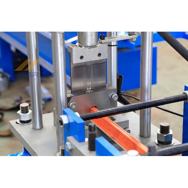 0.3mm Automatic Hat Shape Roll Forming Machine Chain Drive