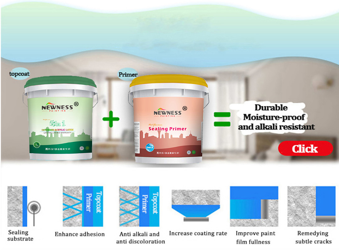 Flat/Matte Interior Wall Emulsion Paint Direct Supply from Brush Application Method