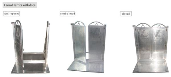 Quality Events Removable Crowd Control Barrier For Outdoor Performance for sale