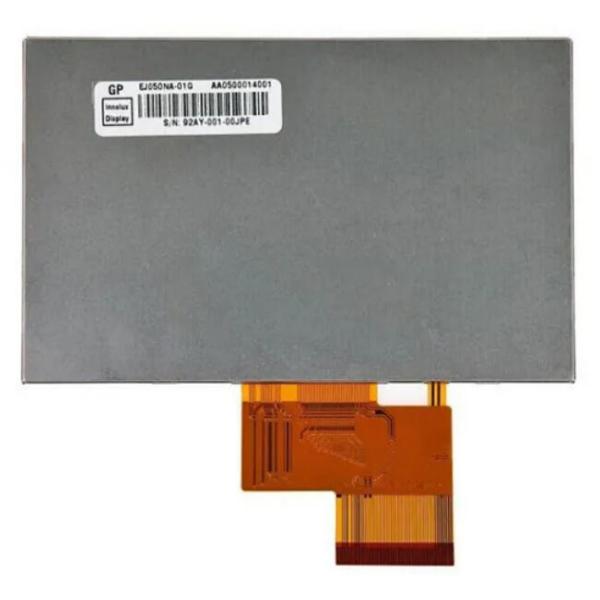 500:1 Innolux LCD Display 5 Inch Touch Screen Display 50Pins Luminance 350cd/M2