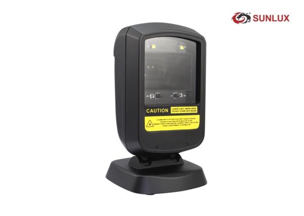 Quality Omnidirectional Ticket Barcode Scanner 2D Imager Black Shell Multiple Interfaces for sale