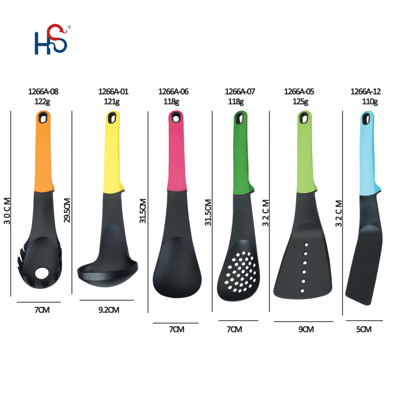 7 Pcs Non-stick Utensils Set with Heat Resistant Silicone Cooking Tools and TPR Handle