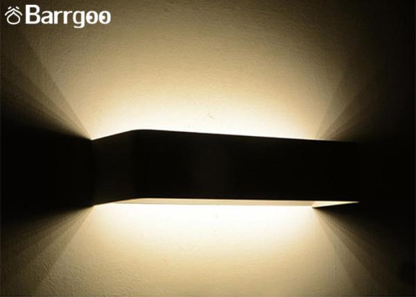 Quality 12 Watt White Indoor LED Wall Lights Rectangular Shape CE ROHS FCC Certificated for sale