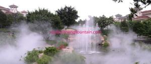 Fully Setting Pool Fog System High Pressure Fogging Machine Remote Control