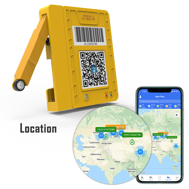 Shipping Container GPS Tracking Device 4G Door Open Sensor IP67 Waterproof