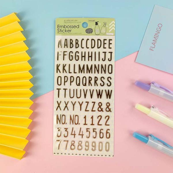 Bronzing Clear Vinyl Stickers