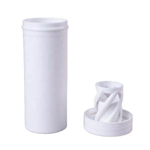 China Plastic PP Tubes with Spiral lids for the packaging of effervescent tablets supplements wholesale