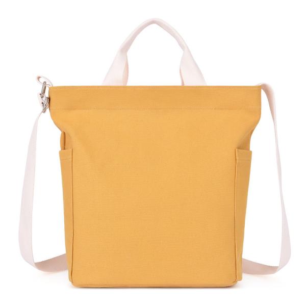 Full Color Custom Summer Canvas Crossbody Messenger Bag With Grommet Handle