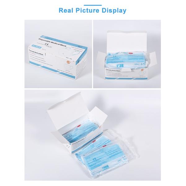3 layer disposable face mask medical faces mask with earloops
