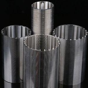 China Lightweight Casing Pipes Wedge Wire Screen In Geothermal Wells wholesale