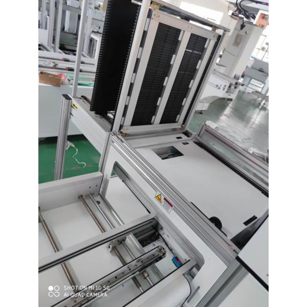 SMT Production 90 Degree PCB Magazine Unloader LED Button Control MD Report 90 Degree PCB Magazine Unloader HS-CU390