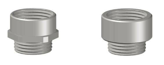Metal Standard Size Thread Cable Gland Adapter Enlarger For Connection