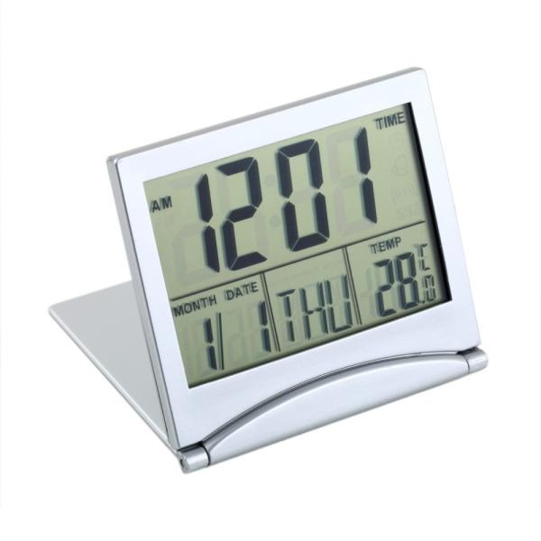 High Quality Simple Desk Digital LCD Thermometer Calendar Desktop Alarm Clock