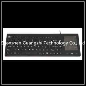 China Custom Printing Silicone Rubber Keyboard , Waterproof Usb Keyboard Ce Approvals wholesale