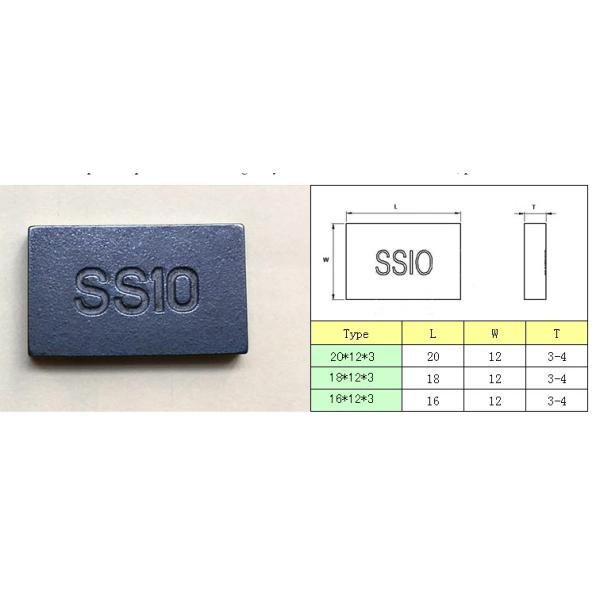 Smooth Surface Tufa - Stone Cutting Tips Good Impact Toughness ISO9001 Standard