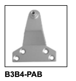 China Automatic Cabinet Door Closer Parallel Arm Bracket Aluminum Alloy 30x30 Door Closer Accessories on sale