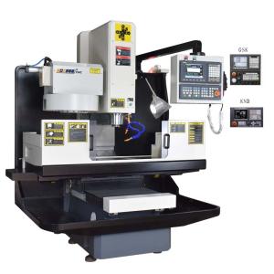 China Strong Rigidity 3 Axis CNC Milling Machine Vertical 12 Pieces Tool Capacity on sale