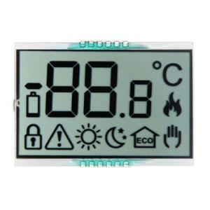 China TN Transmissive Positive Monochrome Segment LCD Display For Thermometer wholesale