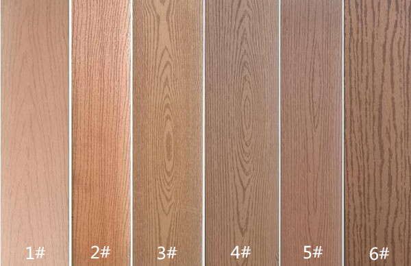 Flat Grain 120mm 19mm 2.2meter Solid Core WPC Board