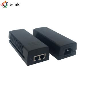 Fast Gigabit PoE Injector Adapter IEEE802.3af At 15W 30W 48V DC Output 10/100/1000M