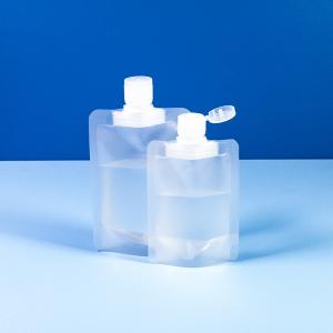 Stand Up Liquid Spout Pouch Dispensing With Convenient Versatile