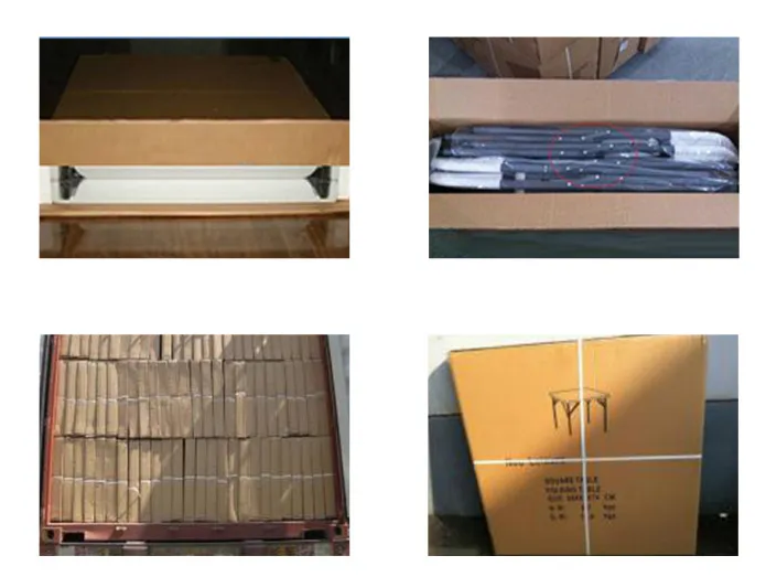 Mail Packing 60cm Round White Plastic Mini Bar Dining Table with Customized Color