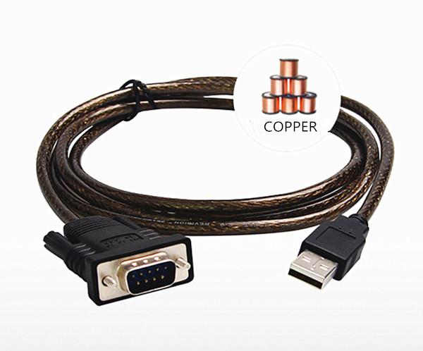 Quality USB TO RS232 Series Converter Cable with chipest for sale