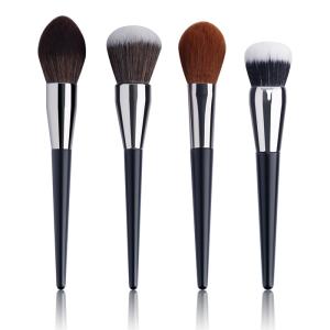 China Private Logo Foundation And Powder Brush Set 96mm Long Handle Makeup Brushes wholesale