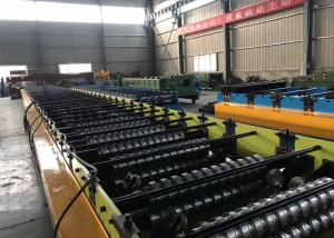 Steel Sheet Floor Deck Tile Roll Forming Machine / Metal Deck Roll Forming Machine