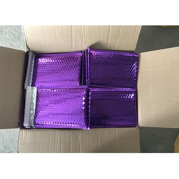 Shipping Poly Bubble Padded Mailers Matte Metallic color