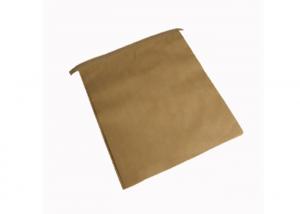Food Grade Multiwall Kraft Paper Bags Coffee Package Brown Color With Open Mouth