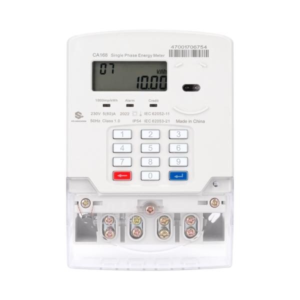 Quality Multi Tariff STS Smart Prepaid Electricity Meter, Smart Energy Meter, Sts Prepaid Meter,Simple meter with keypad, RF communication, LORA communication for sale