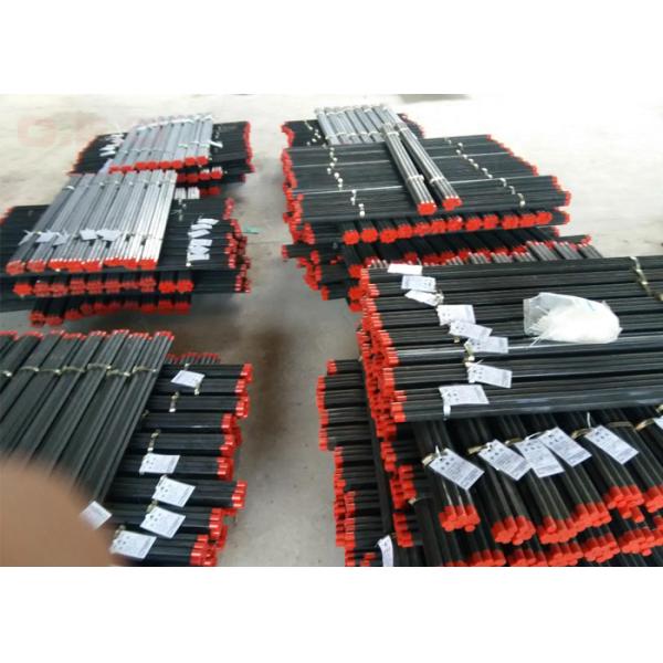 High Strength Tapered Steel Rod , Taper Machining Drill Rod 7 Degree 800mm Hex22