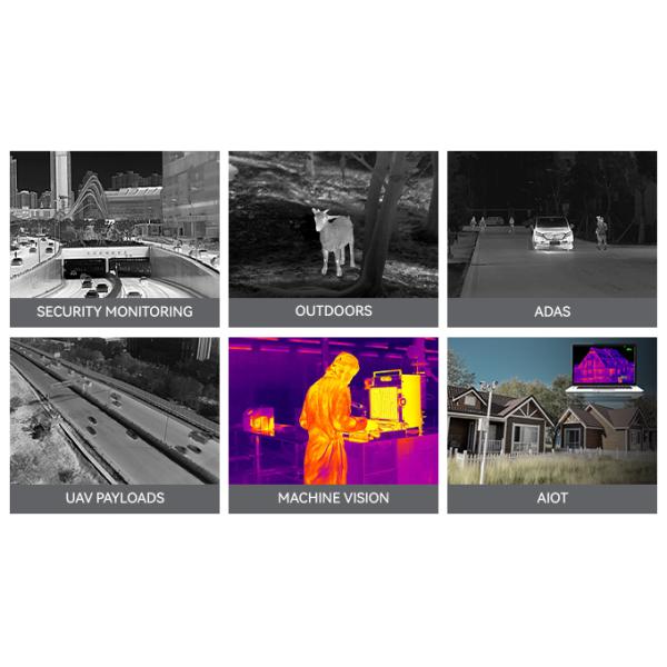 SWaP-C MIN317 Uncooled Thermal Imaging Camera Core 384×288/17μm