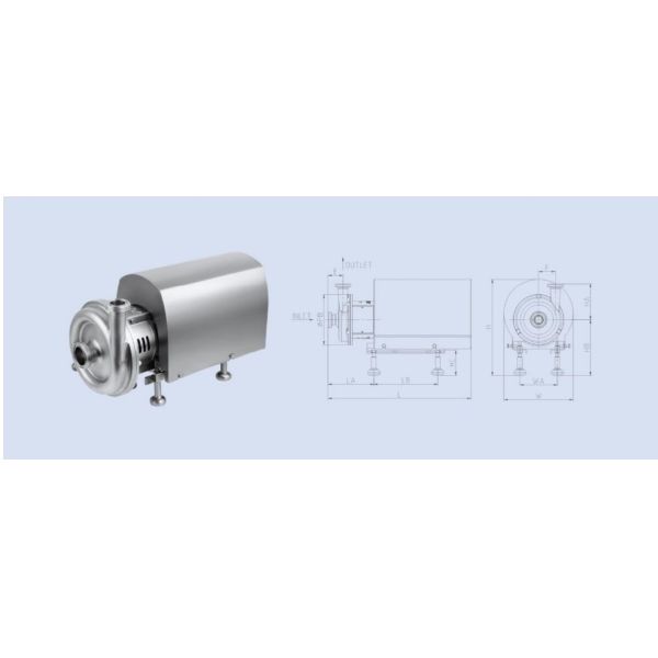 KLX Thread Explosion Proof Sanitary Centrifugal Pump