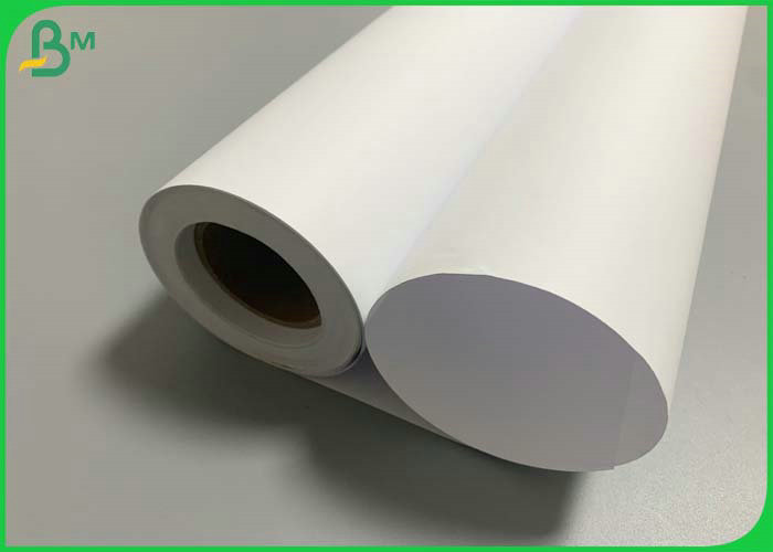 Uncoated Plotter Paper White Bond Roll CAD Paper 36'' x 300'' 20 lb 