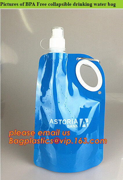 Customized logo folding sports water bottle/water bag/foldable bag for travel,Collapsible Water Bottle/Folding Water bag